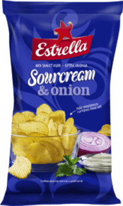 Estrella sourcream & onion chips