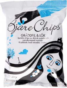 Bjäre Chips Gräddfil och Lök